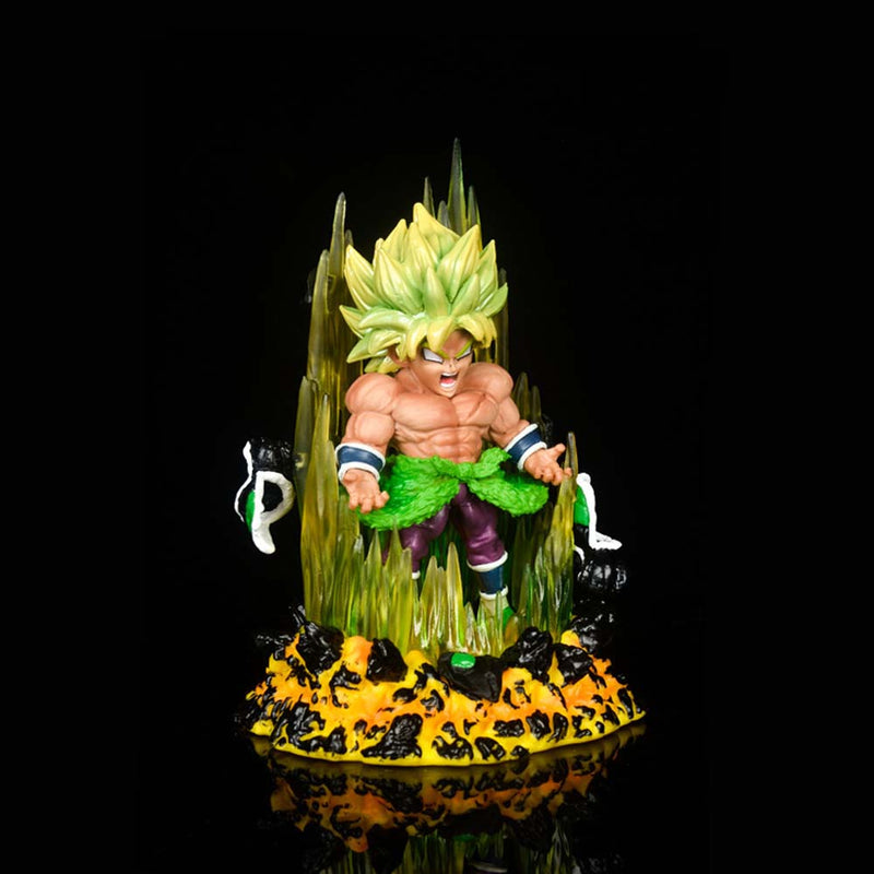 Dragon Ball Broli Action Figure Model Toy with Light 15cm