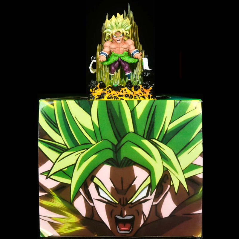 Dragon Ball Broli Action Figure Model Toy with Light 15cm