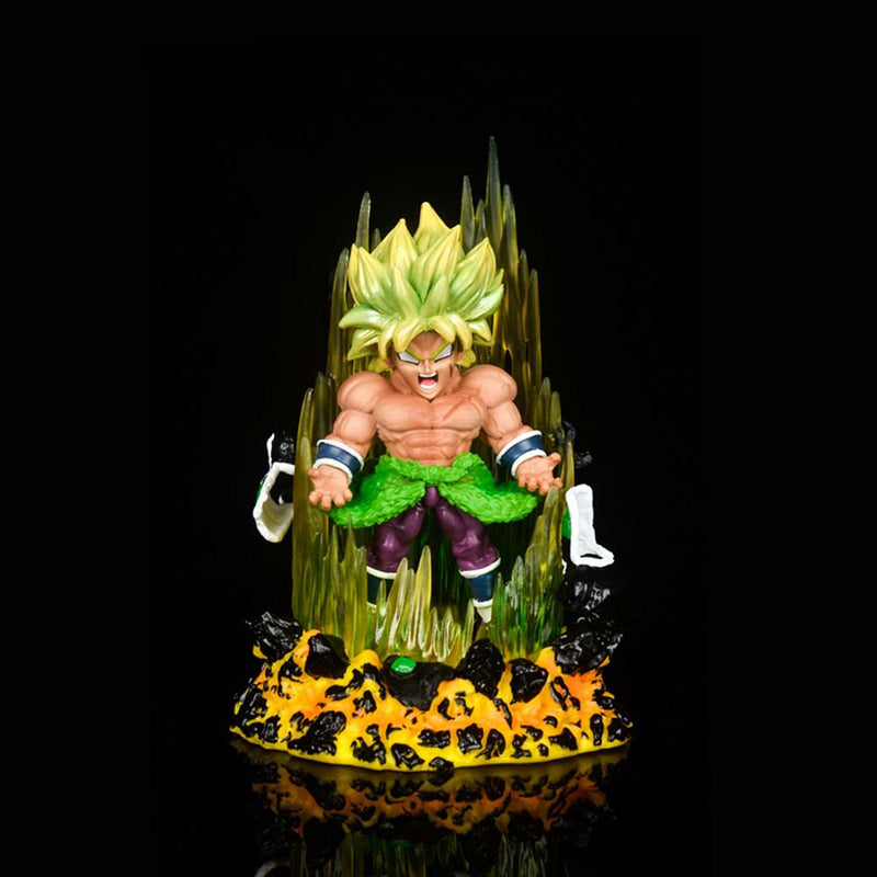 Dragon Ball Broli Action Figure Model Toy with Light 15cm