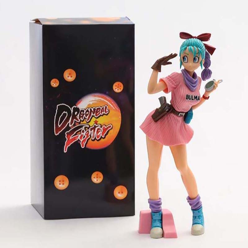 Dragon Ball Bulma Action Figure Collectible Model Toy 25cm