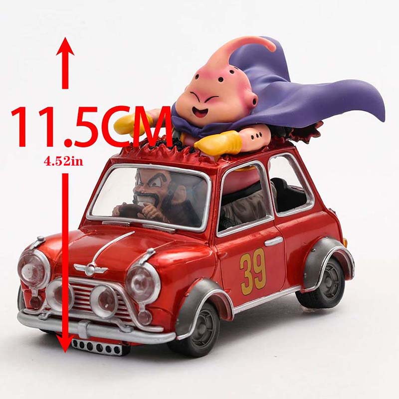 Dragon Ball Fat Buu with Hercule Driving Action Figure Toy 11.5cm