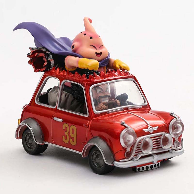 Dragon Ball Fat Buu with Hercule Driving Action Figure Toy 11.5cm