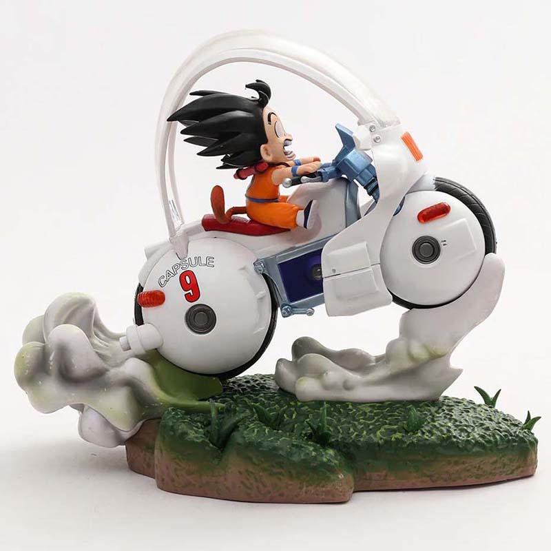 Dragon Ball Motorcycle Son Goku Action Figure Collectible Model Toy 21cm