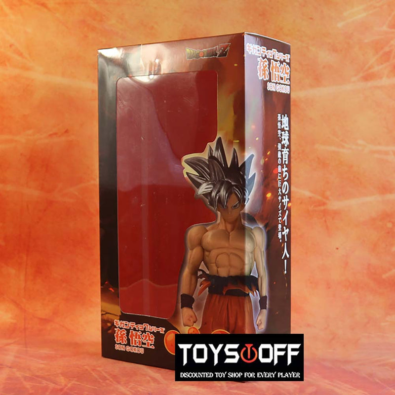 Dragon Ball Silver Hair Son Goku Action Figure Model Toy 31cm