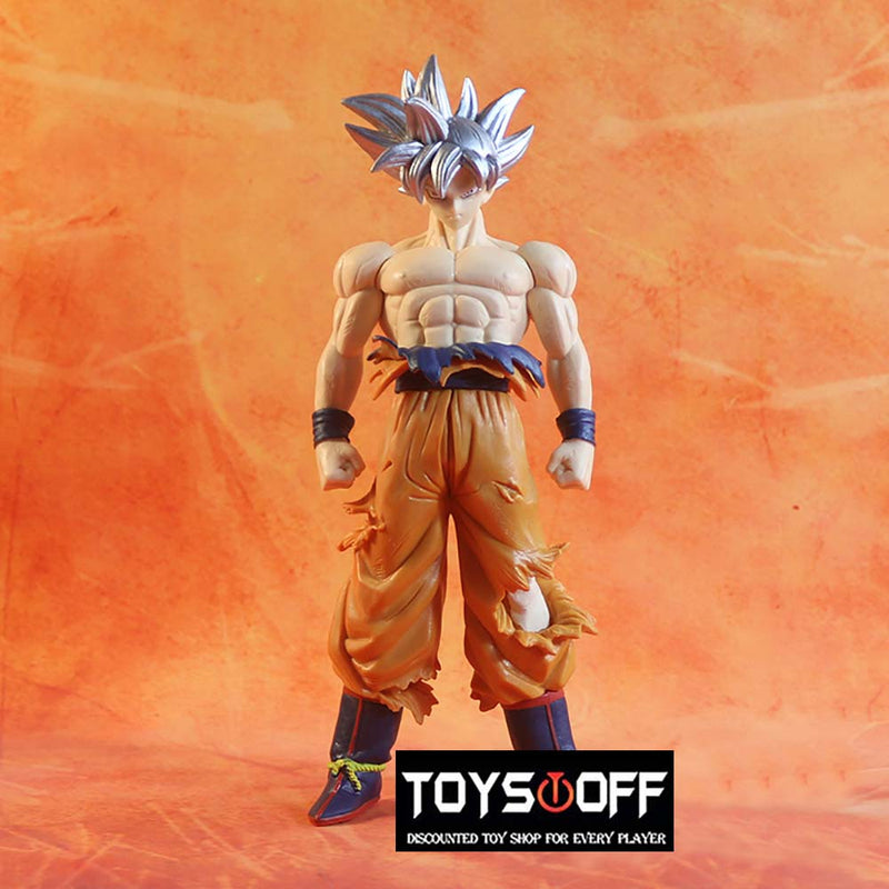 Dragon Ball Silver Hair Son Goku Action Figure Model Toy 31cm