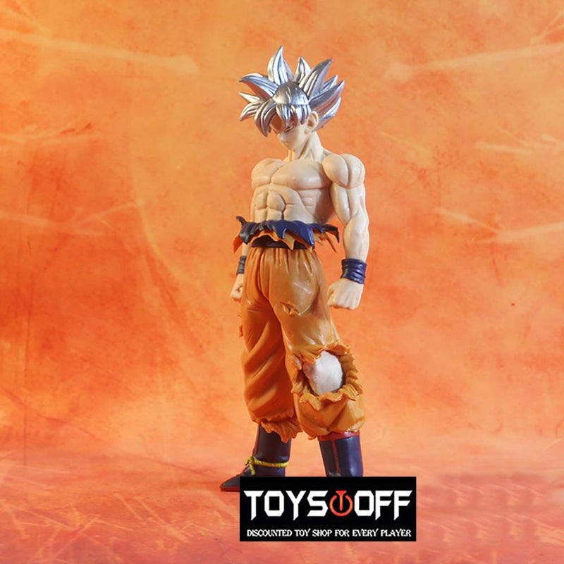 Dragon Ball Silver Hair Son Goku Action Figure Model Toy 31cm