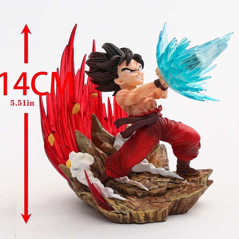 Dragon Ball Son Goku vs Vegeta Action Figure Toy with Light