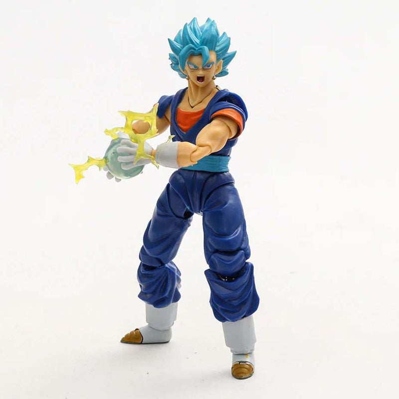 Dragon Ball Super Blue Gogeta Action Figure Collectible Model Toy 15.5cm