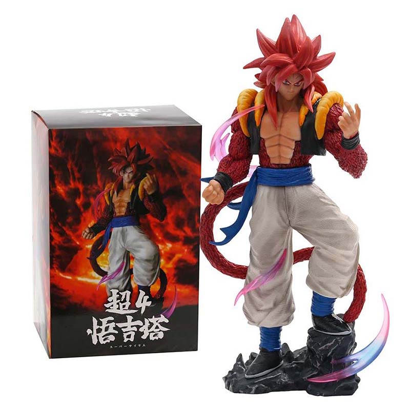 Dragon Ball Super Saiyan 4 Gogeta Action Figure Toy 25cm