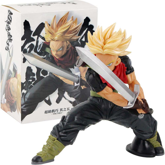 Dragon Ball Super Saiyan Trunks Action Figure Model Toy 15cm