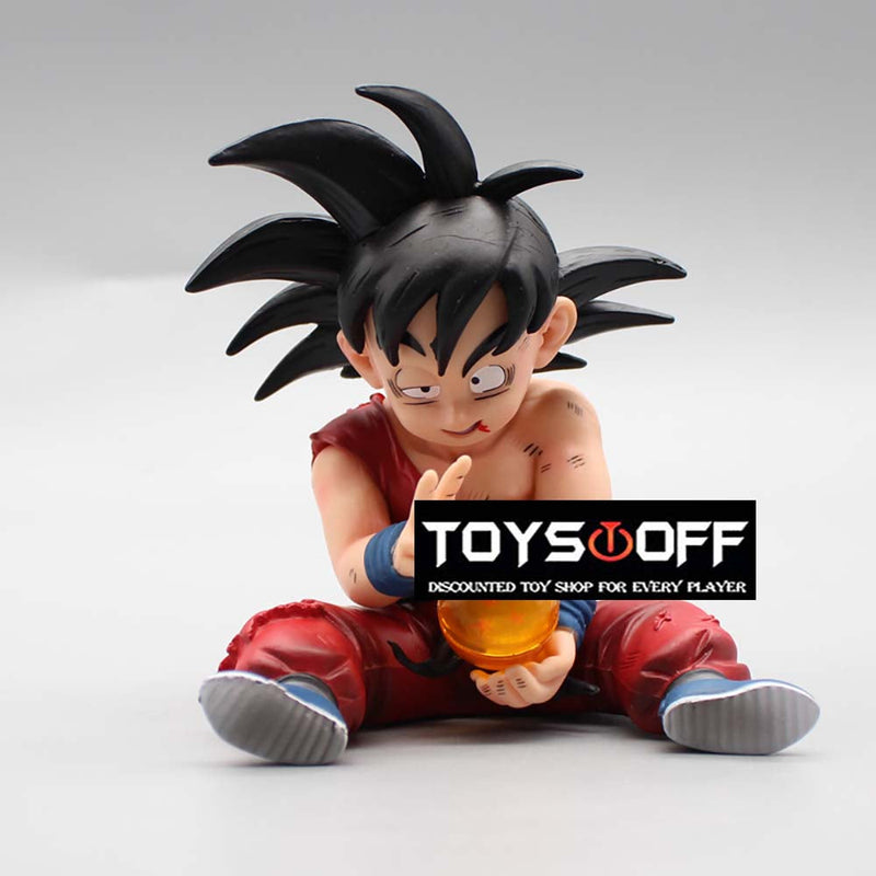 Dragon Ball Tired Son Goku Action Figure Collectible Model Toy 10cm