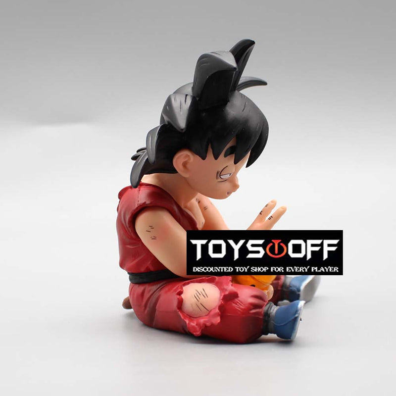 Dragon Ball Tired Son Goku Action Figure Collectible Model Toy 10cm