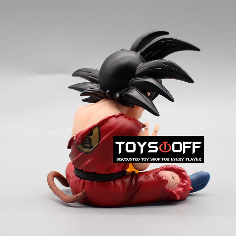 Dragon Ball Tired Son Goku Action Figure Collectible Model Toy 10cm