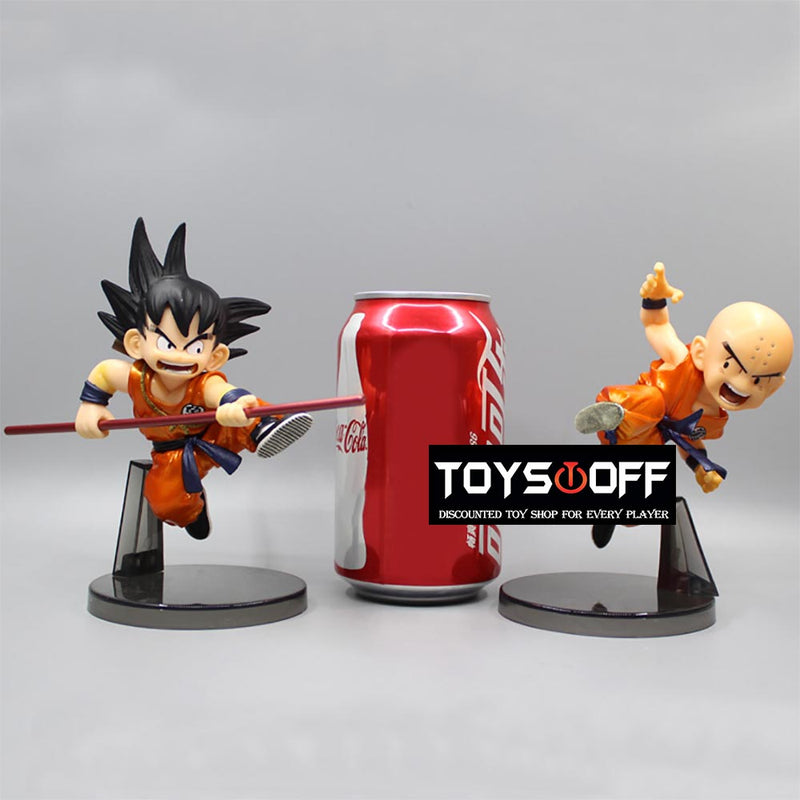 Dragon Ball Z Childhood Son Goku Kuririn Action Figure Toy 14cm