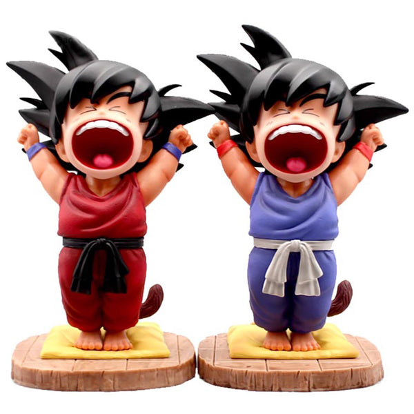 Dragon Ball Z Morning Yawn Son Goku Action Figure Toy 16cm