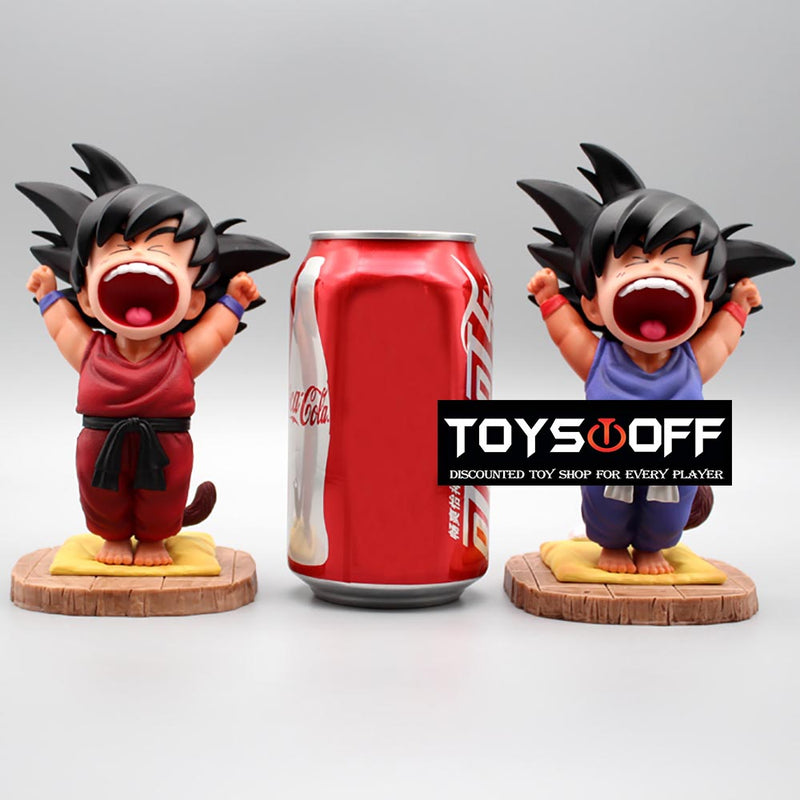 Dragon Ball Z Morning Yawn Son Goku Action Figure Toy 16cm