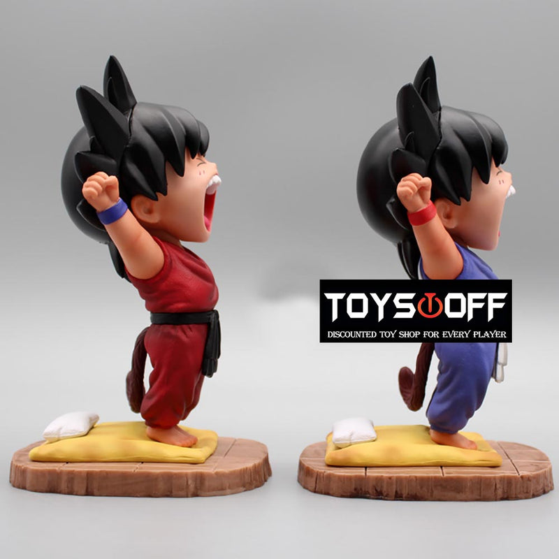 Dragon Ball Z Morning Yawn Son Goku Action Figure Toy 16cm