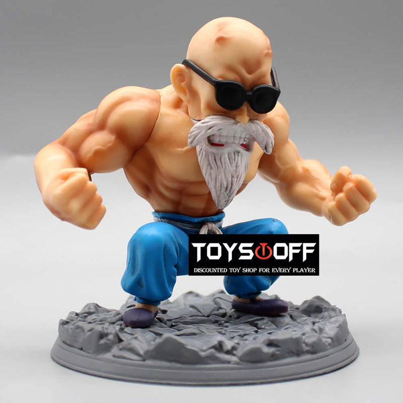 Dragon Ball Z Muscle Master Roshi Action Figure Toy 10cm