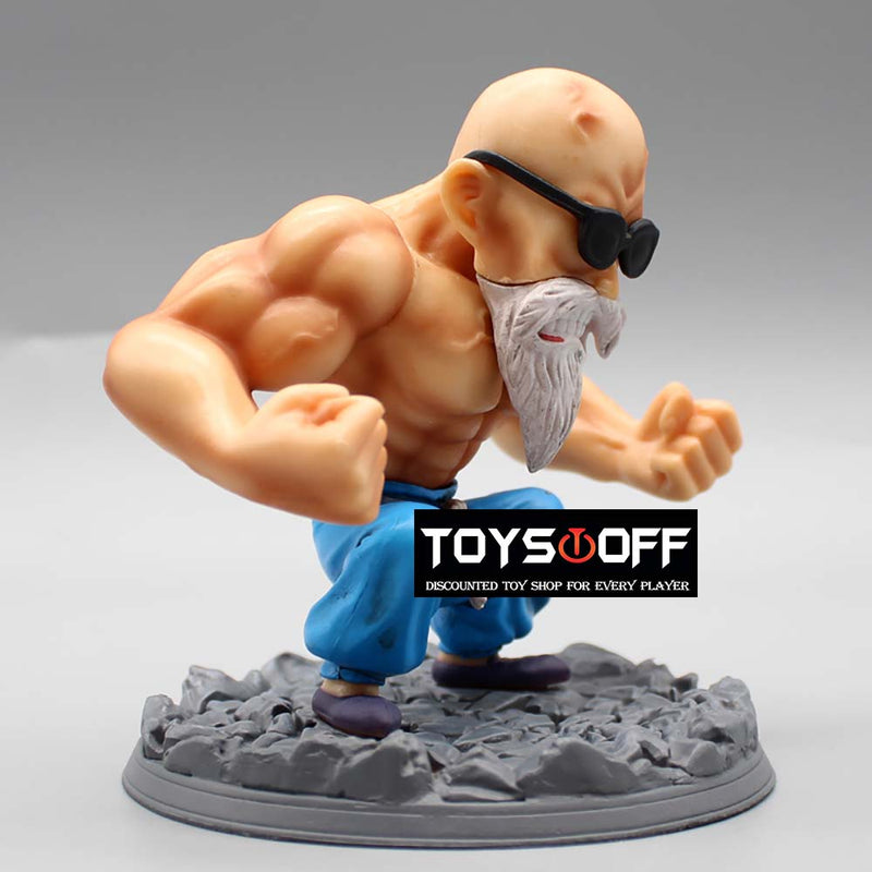 Dragon Ball Z Muscle Master Roshi Action Figure Toy 10cm