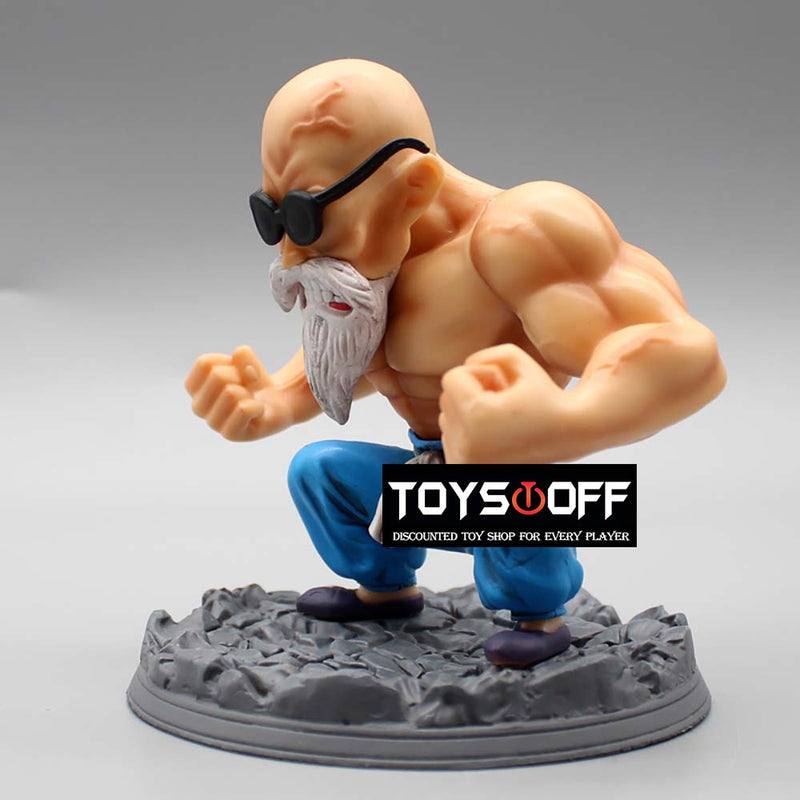 Dragon Ball Z Muscle Master Roshi Action Figure Toy 10cm