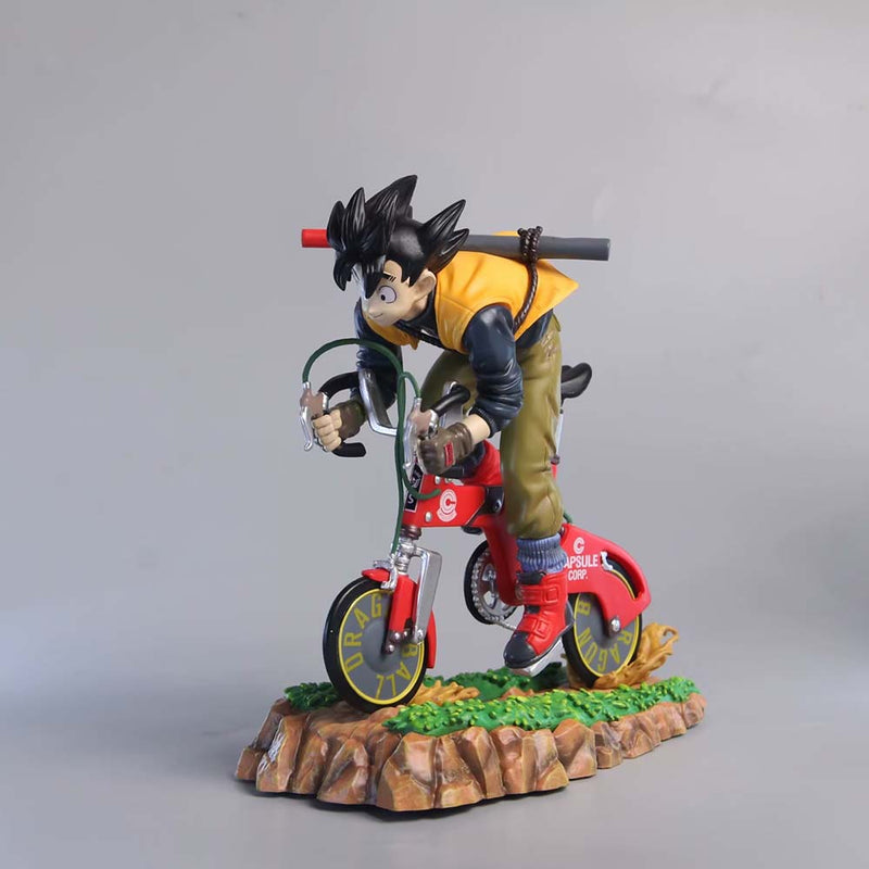 Dragon Ball Z Son Goku Riding a Bicycle Action Figure 20cm