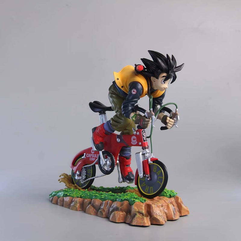 Dragon Ball Z Son Goku Riding a Bicycle Action Figure 20cm