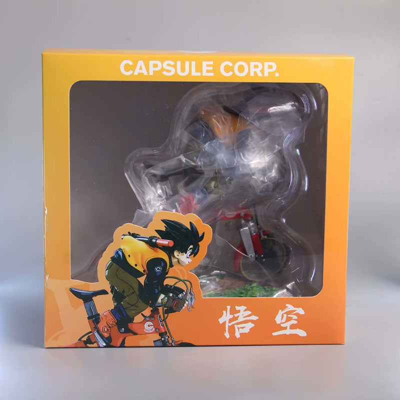 Dragon Ball Z Son Goku Riding a Bicycle Action Figure 20cm