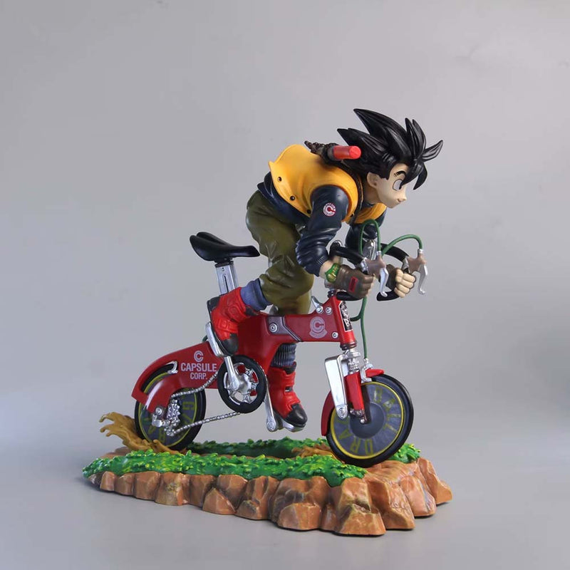 Dragon Ball Z Son Goku Riding a Bicycle Action Figure 20cm