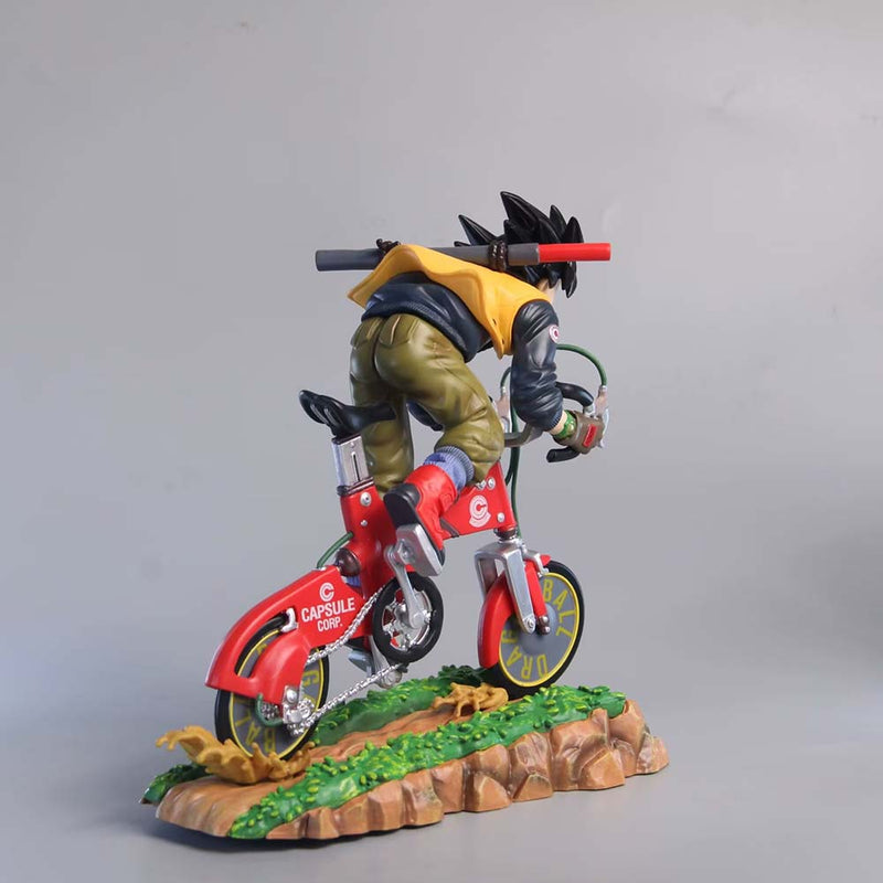 Dragon Ball Z Son Goku Riding a Bicycle Action Figure 20cm