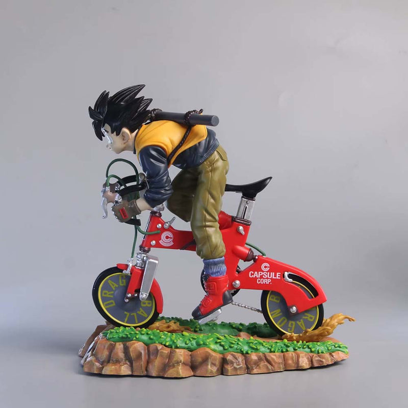 Dragon Ball Z Son Goku Riding a Bicycle Action Figure 20cm