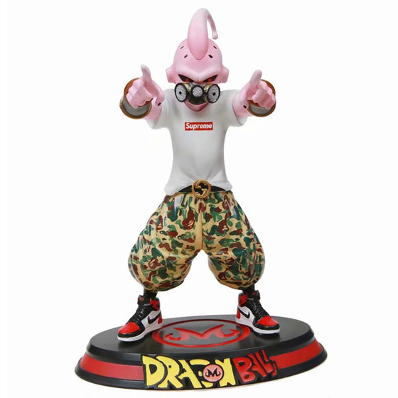 Dragon Ball Z Street Fashion Majin Buu Action Figure Toy 25cm