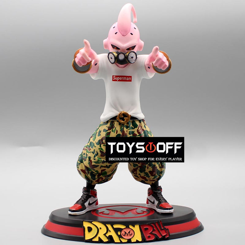 Dragon Ball Z Street Fashion Majin Buu Action Figure Toy 25cm