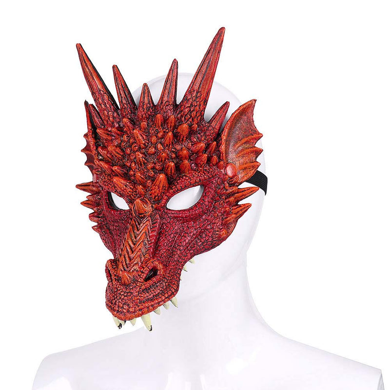 Dragon Cosplay Mask Halloween Mardi Gras Cosplay Prop Four Colors