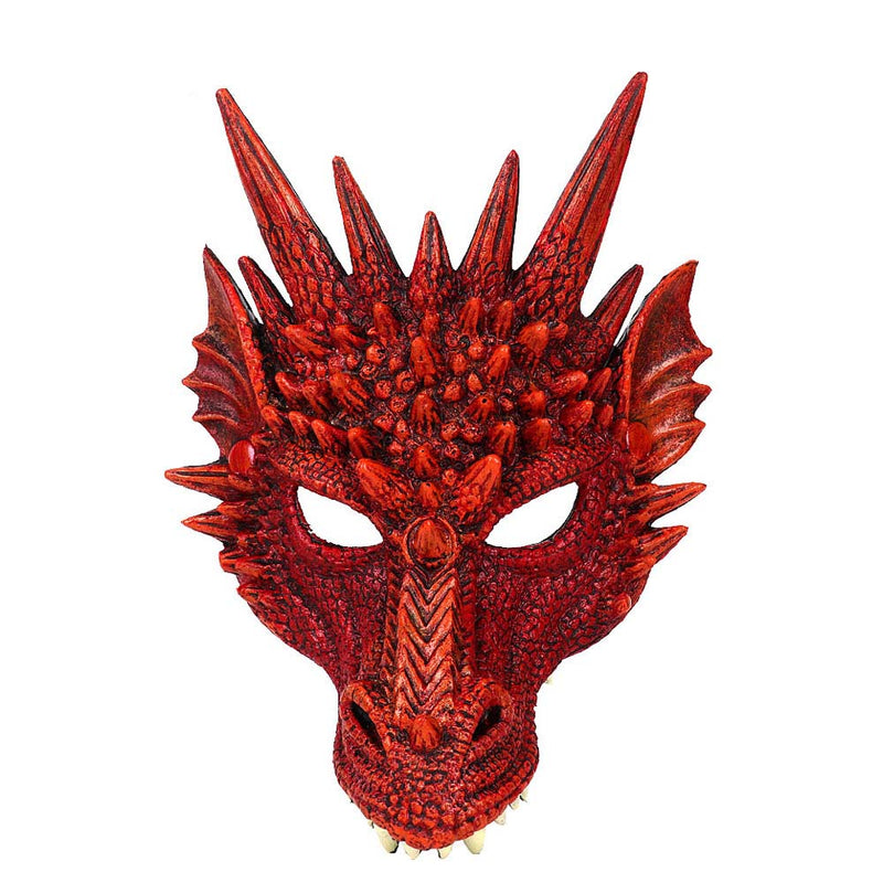Dragon Cosplay Mask Halloween Mardi Gras Cosplay Prop Four Colors