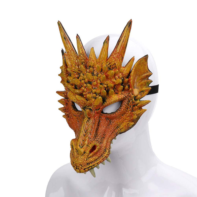 Dragon Cosplay Mask Halloween Mardi Gras Cosplay Prop Four Colors