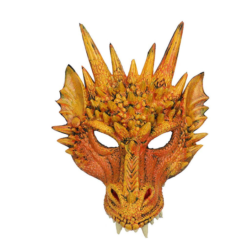 Dragon Cosplay Mask Halloween Mardi Gras Cosplay Prop Four Colors