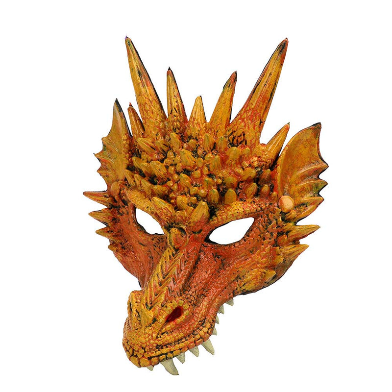 Dragon Cosplay Mask Halloween Mardi Gras Cosplay Prop Four Colors