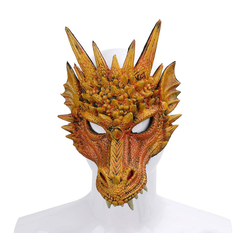Dragon Cosplay Mask Halloween Mardi Gras Cosplay Prop Four Colors