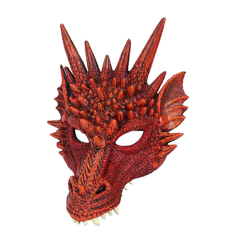 Dragon Cosplay Mask Halloween Mardi Gras Cosplay Prop Four Colors