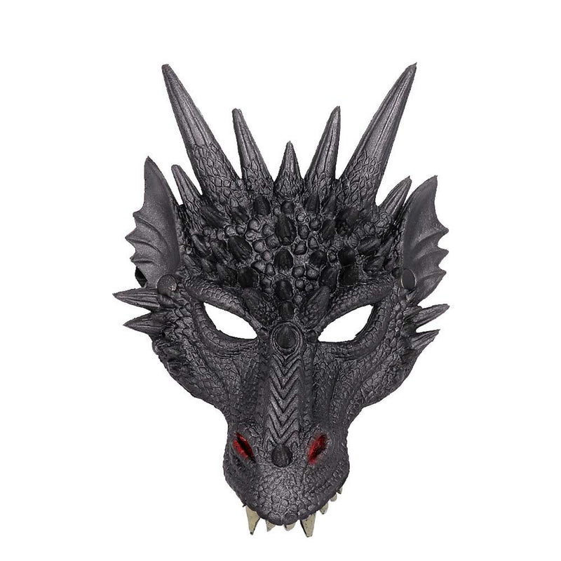 Dragon Cosplay Mask Halloween Mardi Gras Cosplay Prop Four Colors