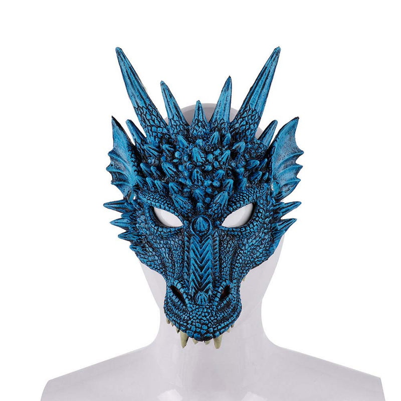 Dragon Cosplay Mask Halloween Mardi Gras Cosplay Prop Four Colors