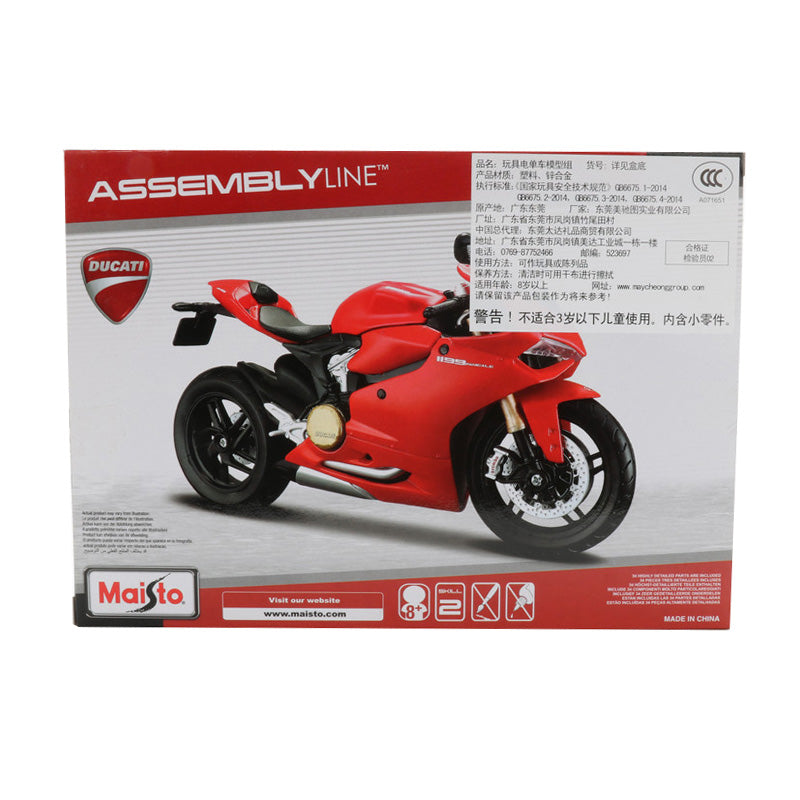 Ducati 1199 Motorcycle Model Assembly Kit Collectible Educational Toy