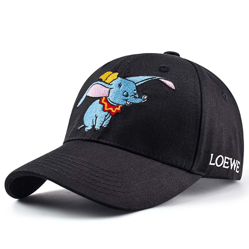 Dumbo Cartoon Campus Couple'S Baseball Cap Outdoor Casual Sun Hat - Toysoff.com