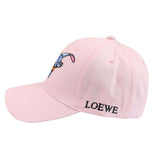 Dumbo Cotton Embroidery Baseball Cap Outdoor Casual Girls Sun Hat Pink - Toysoff.com