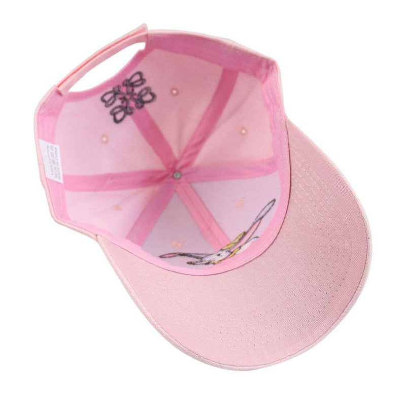 Dumbo Cotton Embroidery Baseball Cap Outdoor Casual Girls Sun Hat Pink - Toysoff.com