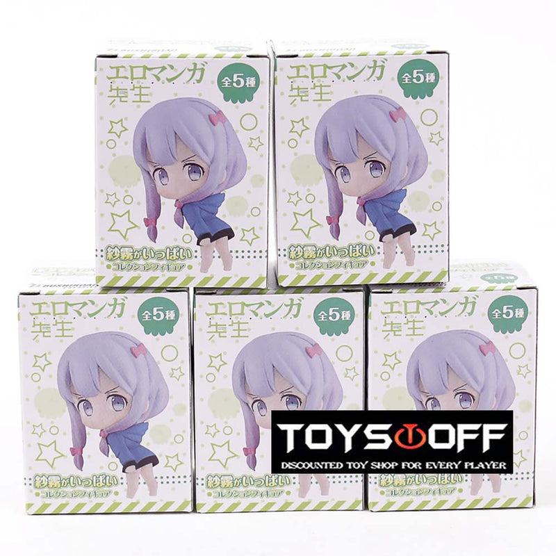 Eromanga Sensei Izumi Sagiri Mini Action Figure Collectible Model Toy 5pcs