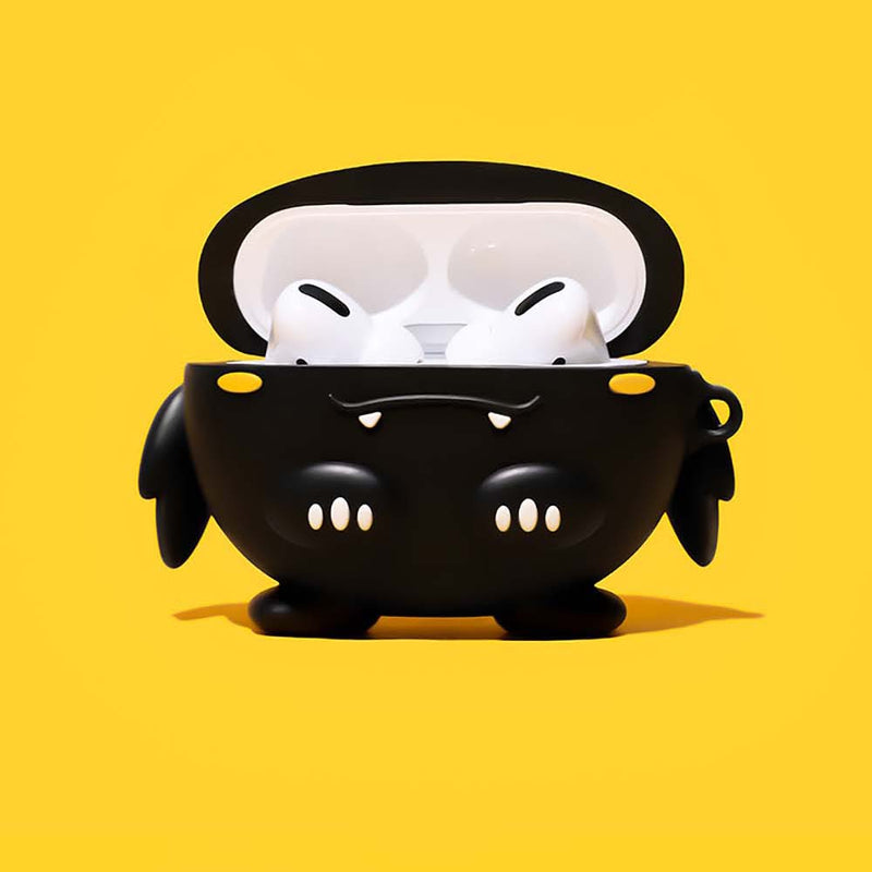 Evil Dragon Cartoon Apple Airpods Case Fun Gift