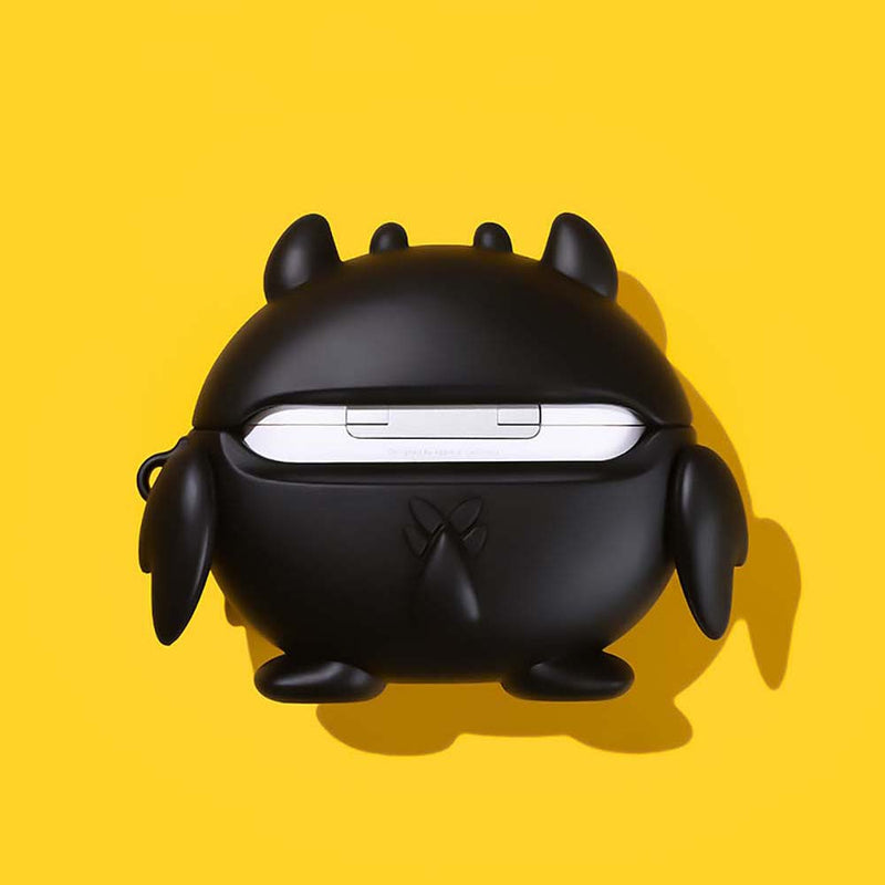 Evil Dragon Cartoon Apple Airpods Case Fun Gift