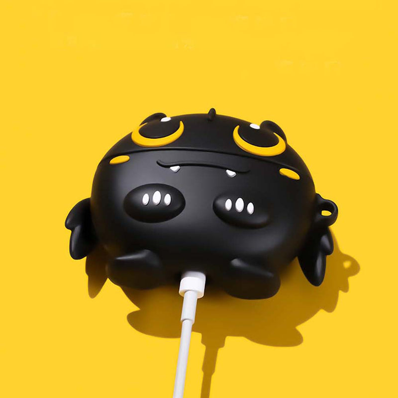 Evil Dragon Cartoon Apple Airpods Case Fun Gift