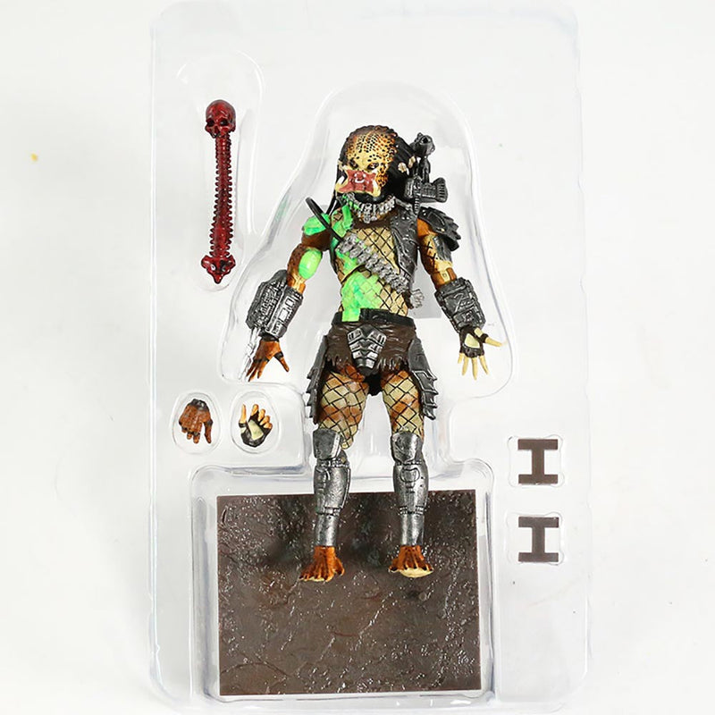 Exquisite Mini Predator Jungel Hunter Battle Damage Action Figure 12cm